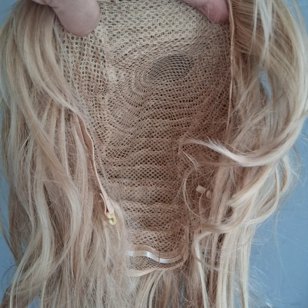 WIGS‎ Lot Of 3 With Bangs Blonde Redhead Brunette + Ponytail